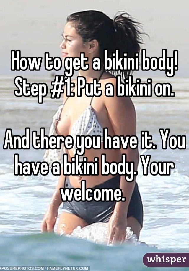 Bikini Body Meme